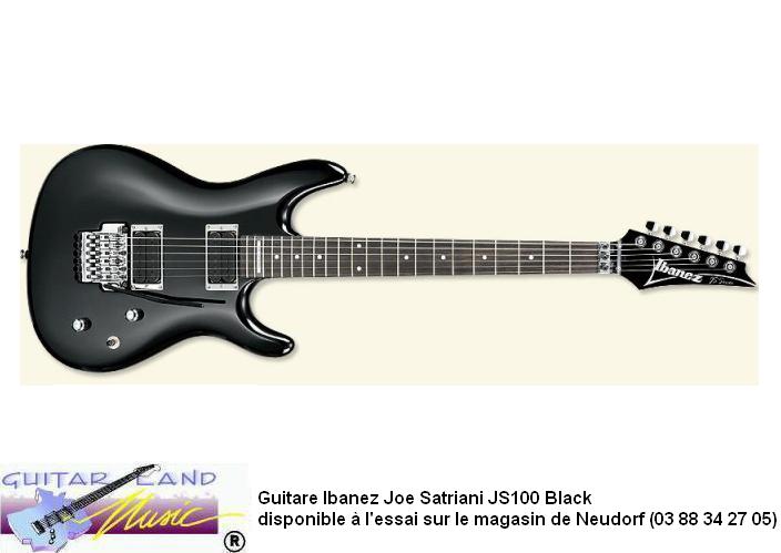 Guitare Ibanez JS100 Joe Satriani Noir